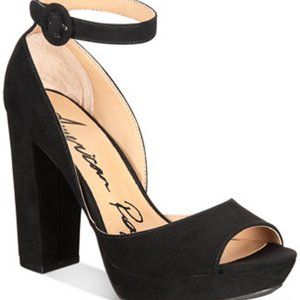 Black Chunky Heels